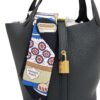 Hermes Picotin 18 Black Clemence leather Gold Hardware