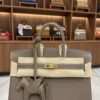 New Hermes Birkin 25 Etoupe Togo Leather Gold Hardware