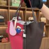 New Hermes Picotin 22 Casaque Rouge Sellier and Framboise Clemence leather PHW