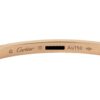Cartier Love PM Gold Diamond Bracelet Size 17 stamp