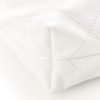 Chanel 22 Mini White Quilted Calfskin Bag in Rainbow Hardware right corner