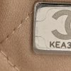 Chanel 22 Mini White Quilted Calfskin Bag in Rainbow Hardware serial