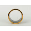 Chanel Black and Gold Metal Cuff Bracelet 2