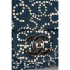 Chanel Classic Double Flap Medium Bag Blue cc fabric silvertone hardware cc turnlock