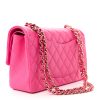 Chanel Classic Double Flap Medium Pink Caviar Goldtone Hardware back