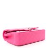 Chanel Classic Double Flap Medium Pink Caviar Goldtone Hardware bottom