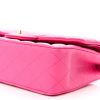Chanel Classic Double Flap Medium Pink Caviar Goldtone Hardware right corner