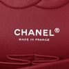 Chanel Classic Double Flap Medium Red Caviar Silvertone Hardware stamp