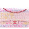 Chanel Classic Double Flap Medium Tweed Pink Multicolor