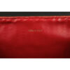 Chanel Classic Red Leather and Wicker Flap Bag stamp