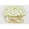Chanel Classic Single Flap Bag Maxi Green Cotton Gold Hardware