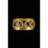 Chanel Coco Metal and Rhinestone Goldtone Bracelet 1