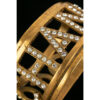 Chanel Coco Metal and Rhinestone Goldtone Bracelet 2
