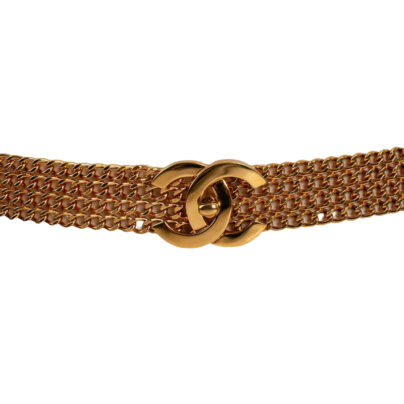Chanel Gold Belt Size S