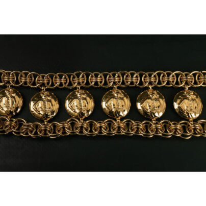 Chanel Gold Metal Belt Size M 1