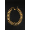 Chanel Gold Metal Belt Size M with medals