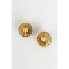 Chanel Gold Metal Earrings back