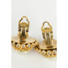Chanel Gold Metal Earrings stamp
