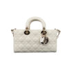 Christian Dior Medium Lady D Joy Bag White Lambskin