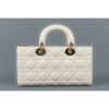 Christian Dior Medium Lady D Joy Bag White Lambskin back