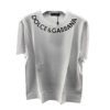 Dolce & Gabbana White Cotton Logo T shirt