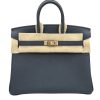 Hermes Birkin 25 Gris Misty Togo Permabrass Hardware