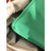 Hermes Birkin 30 Menthe Vert Bag in Togo Leather Gold Hardware corner