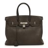 Hermes Birkin 35 Vert Bronze Chevre Leather Palladium Hardware