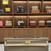 Hermes Kelly Cut Clutch Etoupe Swift GHW