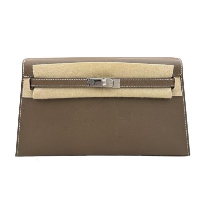 Hermes Kelly Elan Epsom Etoupe Palladium Hardware