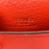 Hermes Kelly Quelle Idole Bag Charm Accessory Chevre Mysore Capucine Jaune Vert stamp
