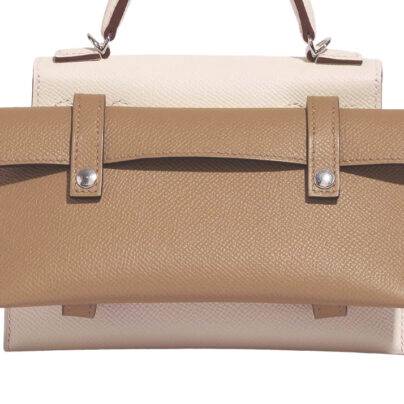 Hermes Kellydole Picto Epsom Nata White Lime Mauve Sylvestre PHW back