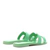 Hermes Oran Sandals Vert Pomme Epsom Leather Size 39 back