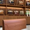 Hermes Shadow Birkin Cut Clutch Bag Gold Swift