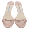 Jimmy Choo Dusty Pink Kitten Heel Mules front