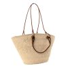 Loewe Medium Anagram Iraca Palm Natural Tan Basket Bag back