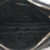 Prada Re Edition Nylon Triangle Black Shoulder Bag interior