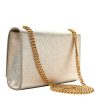 Saint Laurent Kate Small Metallic Calfskin Gold Hardware back