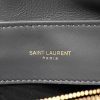 Saint Laurent Loulou Small Y Suede Grey Leather Gold Hardware Calfskin interior