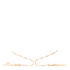 Tiffany 18k Gold and Diamond Mesh Earrings french hook