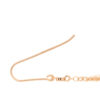 Tiffany 18k rose Gold and Diamond Mesh Earrings french hook