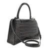 Balenciaga Hourglass Medium Crocodile Embossed bag back