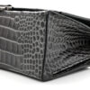 Balenciaga Hourglass Medium Crocodile Embossed bag corner