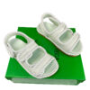 Bottega Veneta Jack SS24 Flat Sandals White leather