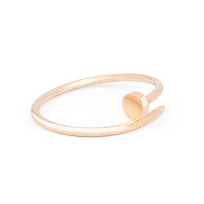 Cartier Juste Un Clou Bracelet 18K Rose Gold Size 15