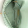 Chanel 19 Medium Flap in Green Lambskin and Gold Ruthenium Hardware interior