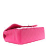 Chanel Classic Double Flap Jumbo Pink Lambskin Goldtone Hardware bottom