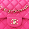 Chanel Classic Double Flap Jumbo Pink Lambskin Goldtone Hardware cc turnlock