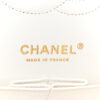 Chanel Classic Timeless Medium Double Flap White Caviar Goldtone Hardware stamp Made in France
