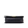 Chanel Medium Boy Flap Black Lambskin Goldtone Hardware bottom